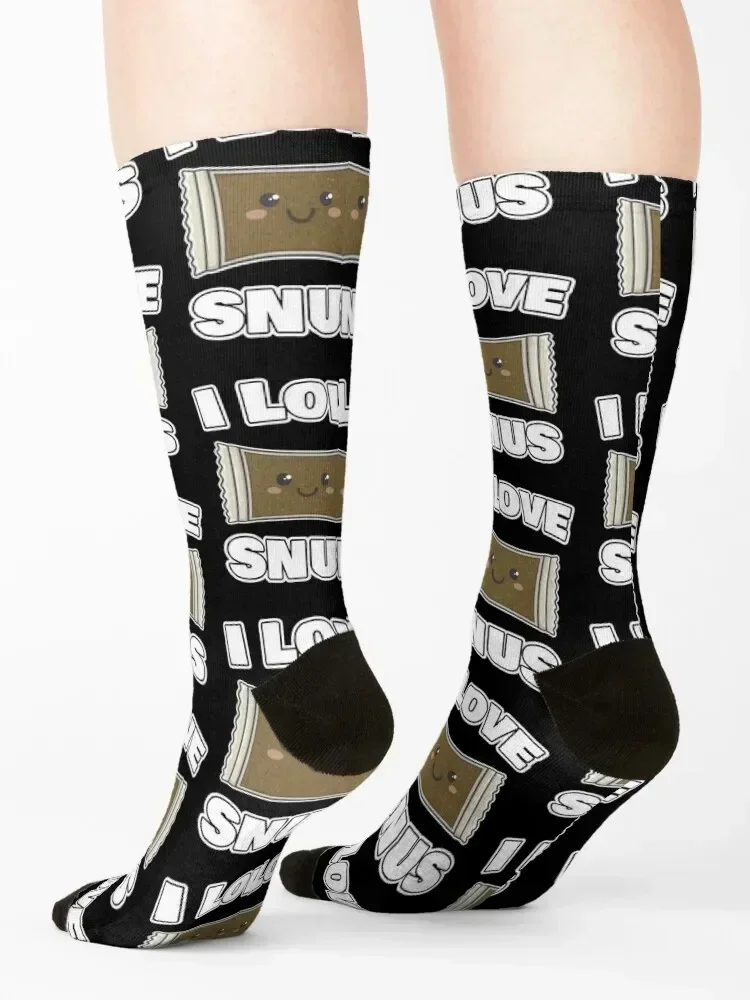 Swedish Snus I Love Snus Socks cartoon warm winter basketball luxury Socks Girl Men's