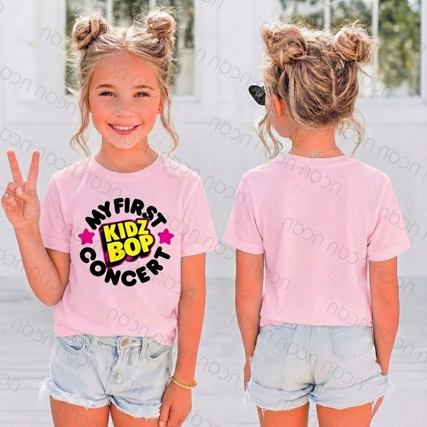 My First Concert Kidz BOP 2026 T-Shirt 25th Birthday Celebration Tour Merch Kids Graphic Tee Anniversary Gift Souvenir