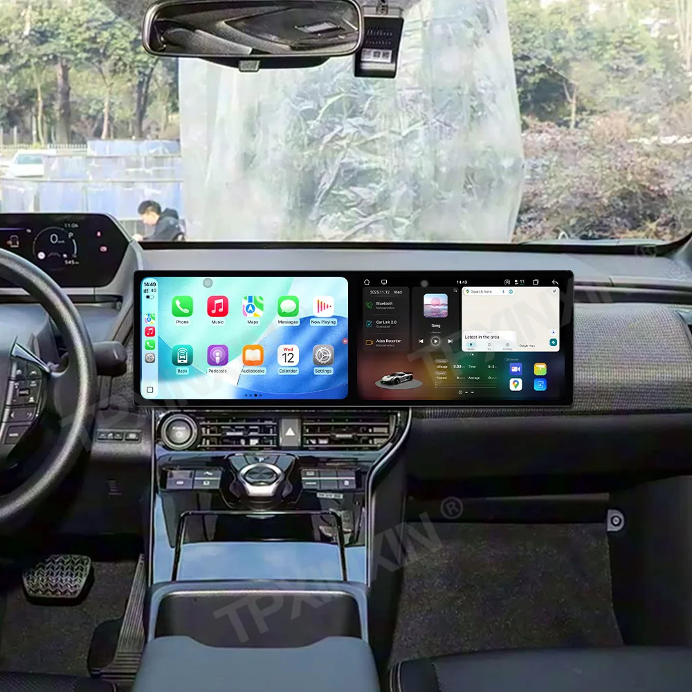 

11.5" Dual Screen Android Carplay Car Radio Strero For Toyota bz4x 2022 Navigation GPS Car Multimedia Player Head Unit