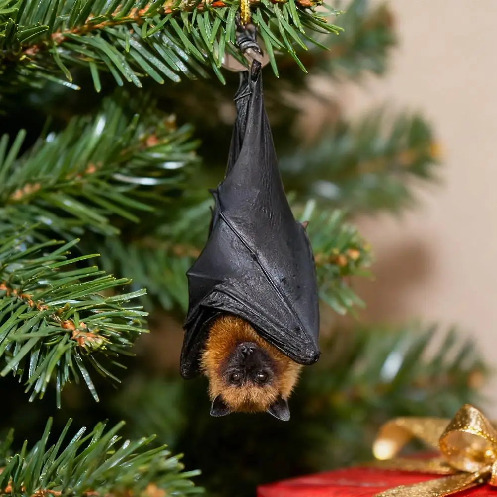 Black Bat Personalized Ornament Retro Dark Personality Bat Pendant Hanging Pendant Car Interior Decoration Home DIY Decoration