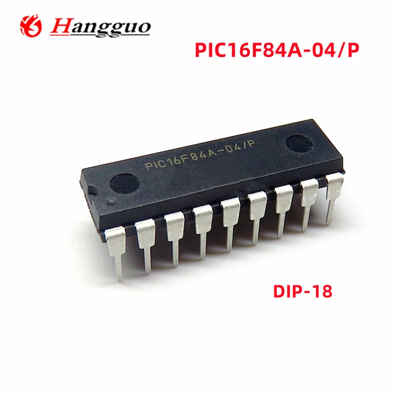 

10pcs/Lot Original PIC16F84A-04/P PIC16F84A PIC16F84 16F84A-04/P DIP-18 In stock!