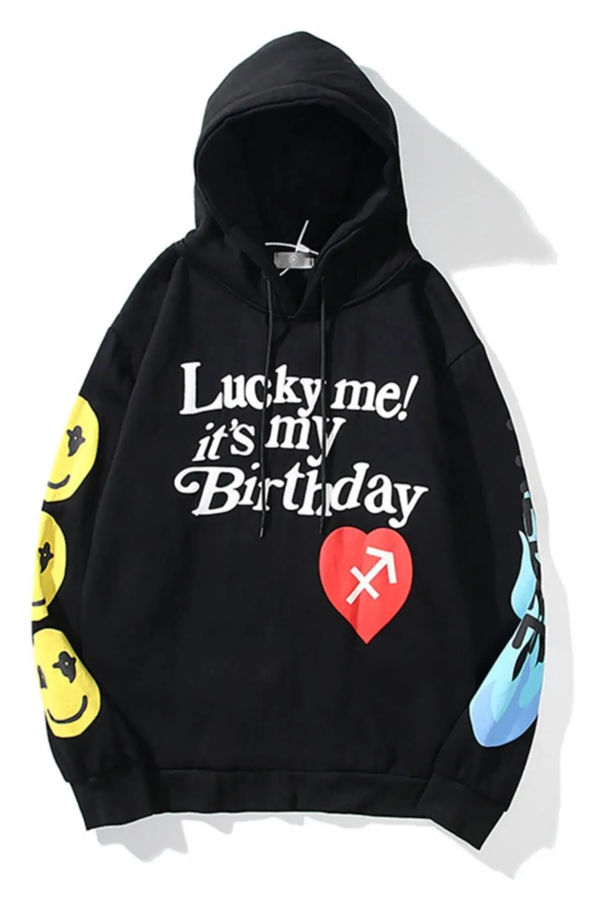 Unisex It's My Birthday Black Sweatshirt Stylish Flamboyant Lightweight Casual Cool New Fashion 2022 Trend Model