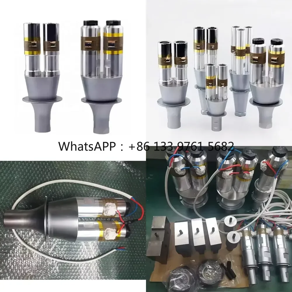 WSQ 15K 20K 35K Multiple Frequency Plastic Ultrasonic Converter 2000w 2600w 4200w Power Optional Ultrasonic Welding