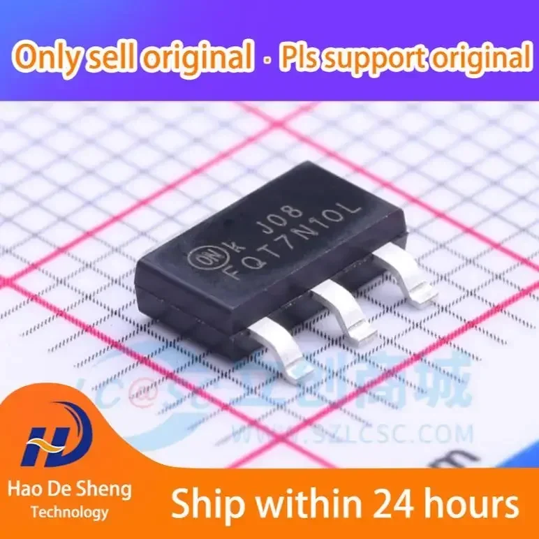 10PCS/LOT  FQT7N10LTF SOT223 New Original In Stock