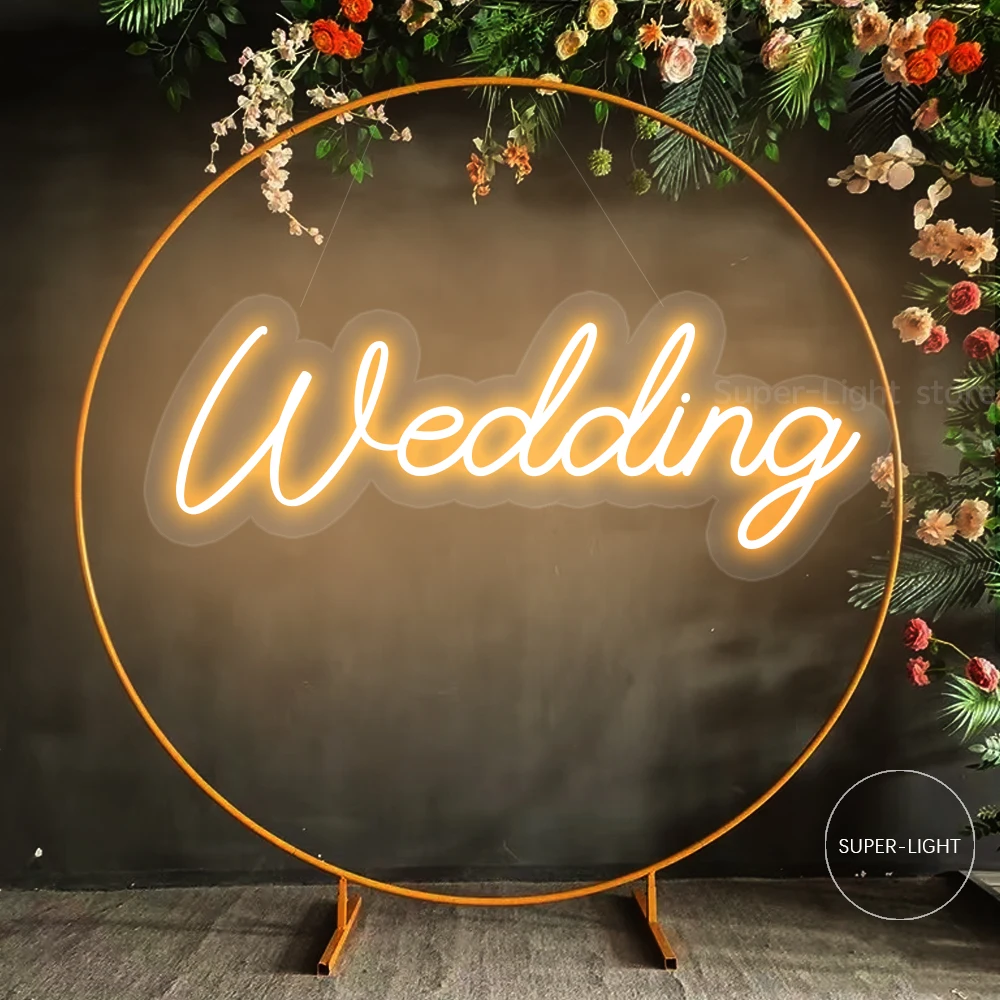 

Large Neon Sign for Mr & Mrs Reception Wedding Decorations Wedding Gifts LED Flexible Neon Lamp Light Signs 100cm Size