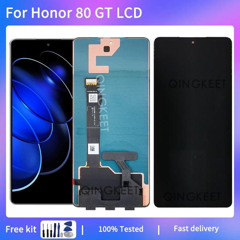 

6.67" For Honor 80 GT LCD AGT-AN00 Display Touch Screen Digitizer Assembly For Honor 80 GT LCD With Frame Digitizer Assembly