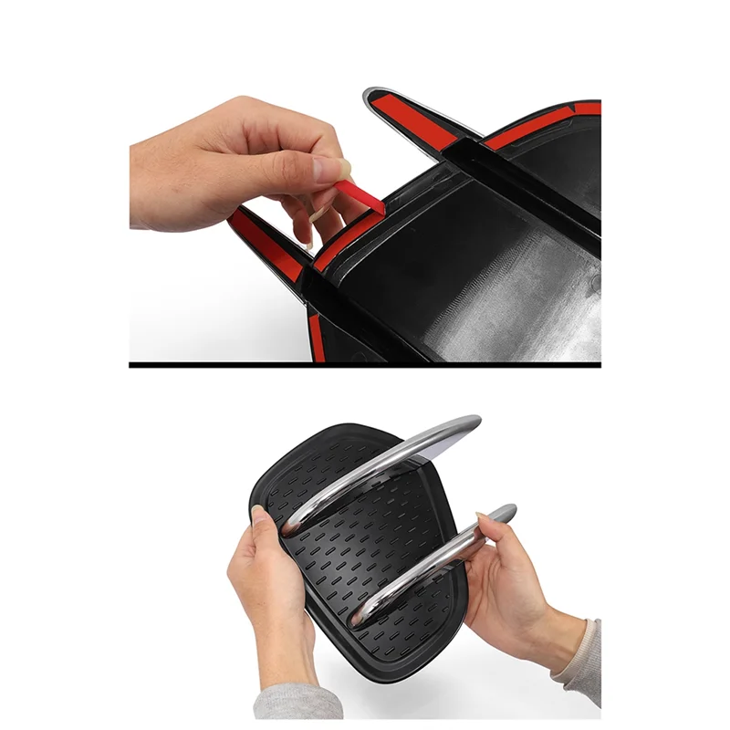 

1Pair Front Bumper Splitter Trim Cover For Mercedes Benz X247 Glb200 Glb220 24-25 Fog Lamp Air Knife Lip Spoiler Cover