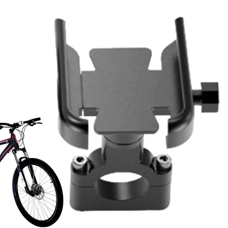 Bicycle Phone Holder Scooter Cell Phone Mount Anti-Slip Rotatable Phone Holder Motorcycle Shock-Proof Phone Mount Phone Support