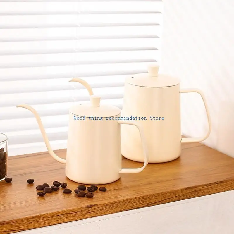 

634E Coffee Hand Brewing Pot Stainless Steels Pours Over Kettle Gooseneck Coffee Pot