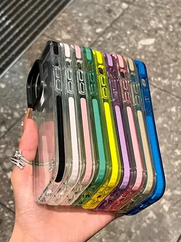 Luxury Transparent Case For iPhone 15 14 13 12 11 Pro Max 7 8 Plus X Xs Max XR Shockproof Clear Soft TPU Cover