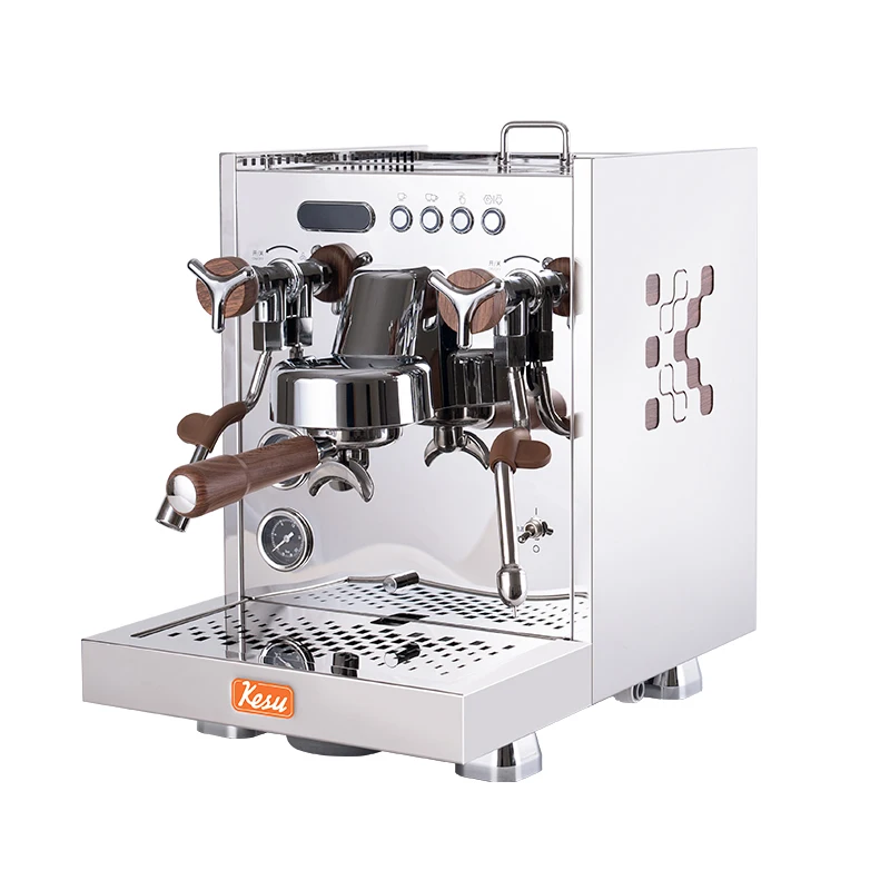 New Arrival White Electric Single Head Semi Automatic Commercial 3 In 1 Espresso Coffee Maker Machines With Tempt Function
