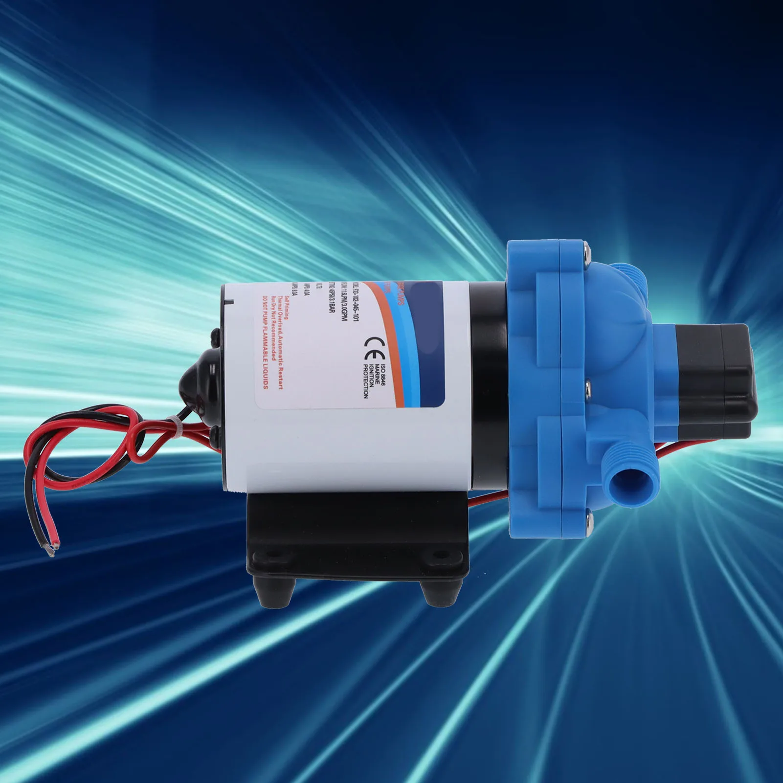 Diaphragm Pump Water Diaphragm Pump Water Pressure Diaphragm Pump Electric SelfPriming 3.0GPM  for Boat Home Machine Pump