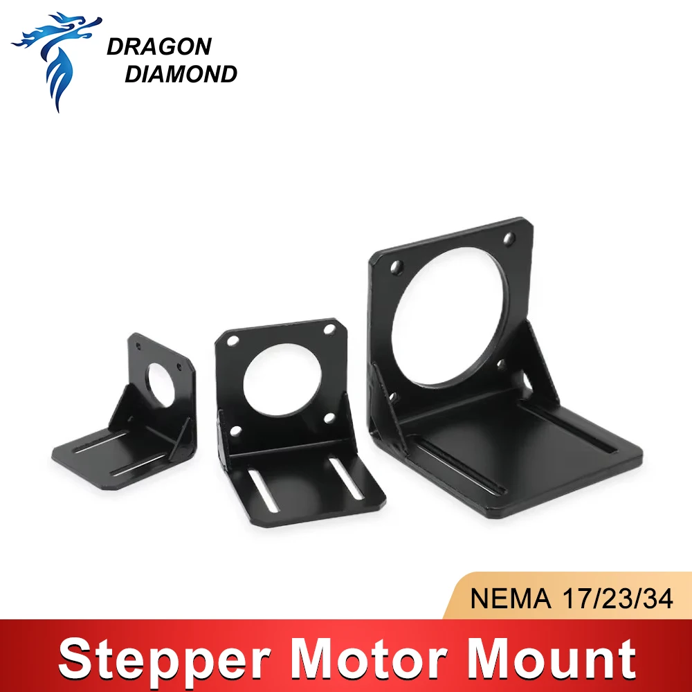 

1PC Motor Base Holder For NEMA17 NEMA23 NEMA34 Stepper Motor Aluminum Fixed Seat Fastener mounting Bracket Support
