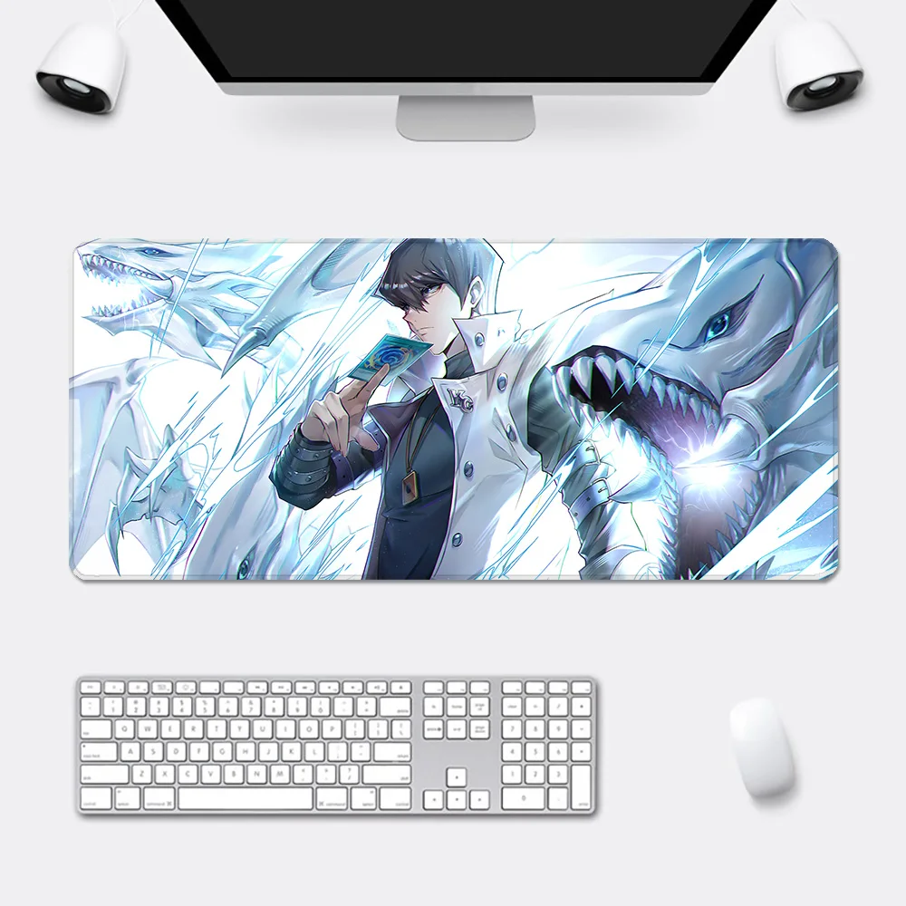 YuGiOh BLUE-EYES ALTERNATIVE UITIMATE DRAGON Mousepad HD Printing Computer Gamers Locking Edge Non-slip Mouse Pad Keyboard