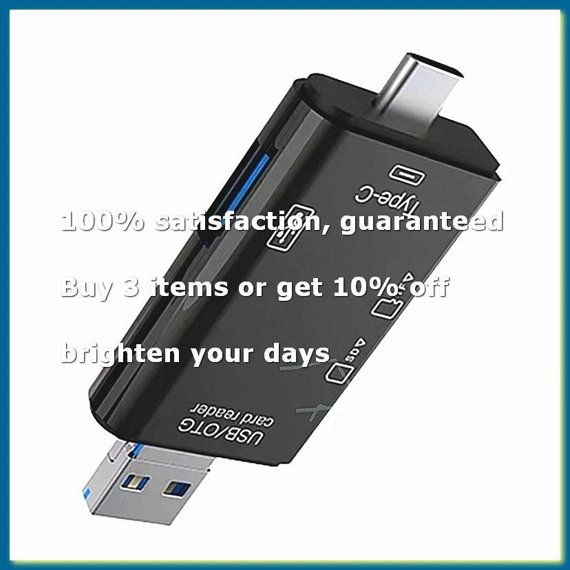 OTG SD TF Type C Micro-Sd Card Reader Type C to Usb Otg Adapter 6 In1 USB 2.0 TF Card USB Flash Drive Card Reader B