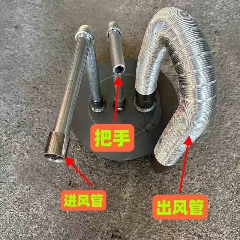 Hot blast stove rural heater diesel and coal dual-purpose coal-fired stove cover in winter