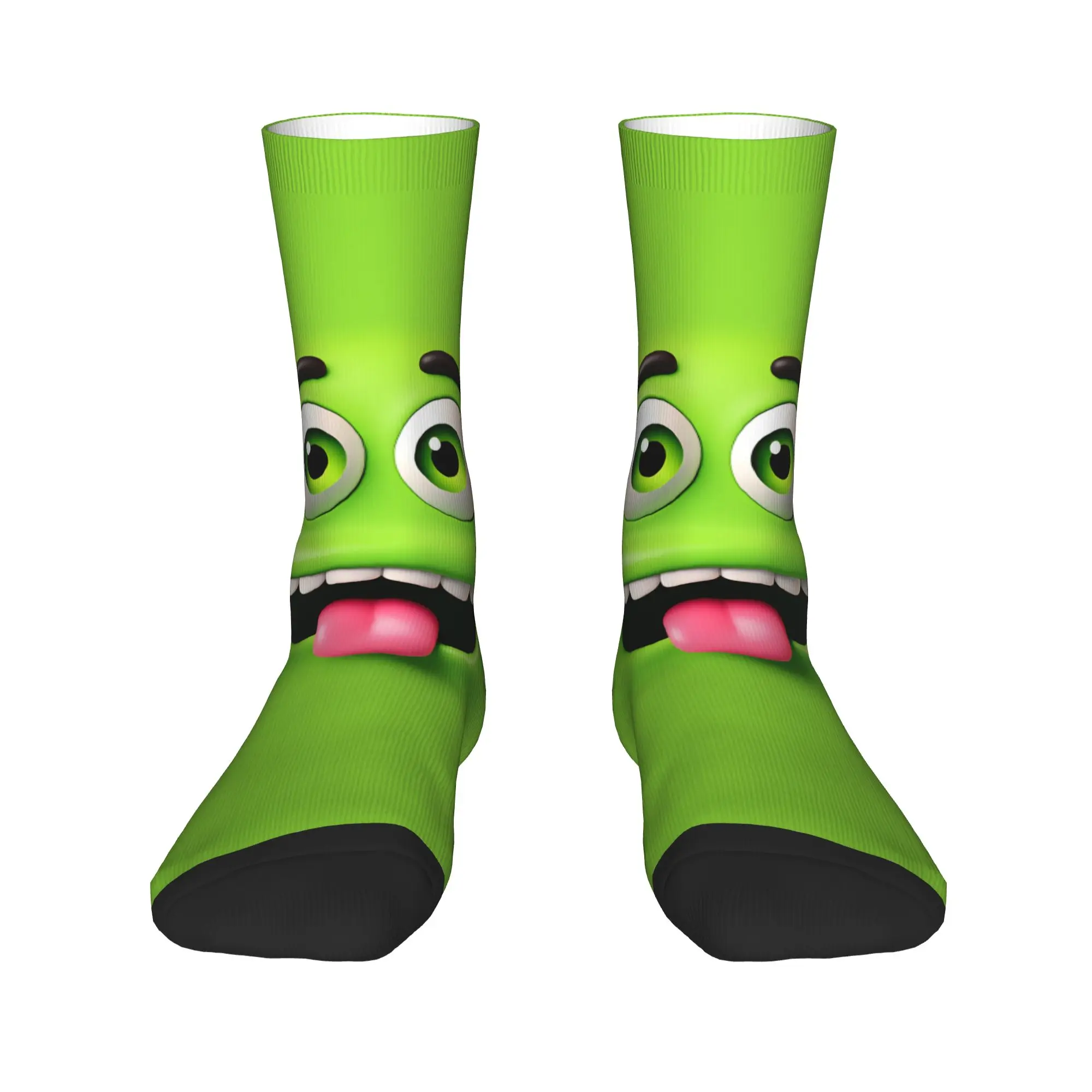 Men's Socks The Monster With Big Eyes Cartoon Face Meme Stockings Spring Modern High Quality Socks Custom Running Anti Socks
