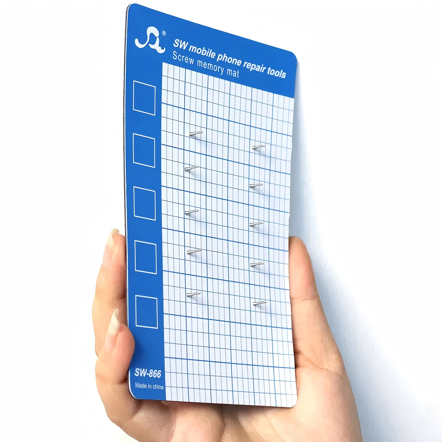 Magnetic Screw Mat Memory Chart Mobile Phone Repair Work Pad for iPhone iPad Tablet Laptop Repair Tools 145 x 90 mm
