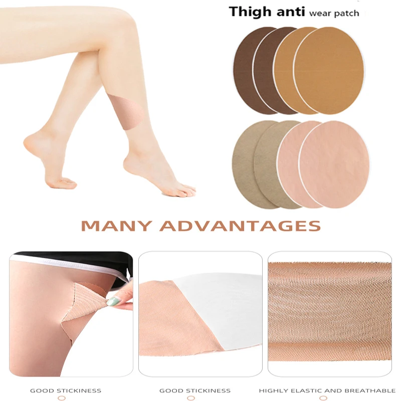 Autocollants anti-usure pour femmes, bandes de cuisses invisibles sans trace, patch de cuisse anti-frottement de poulet, coussinets anti-friction portables pour le corps, 1 *