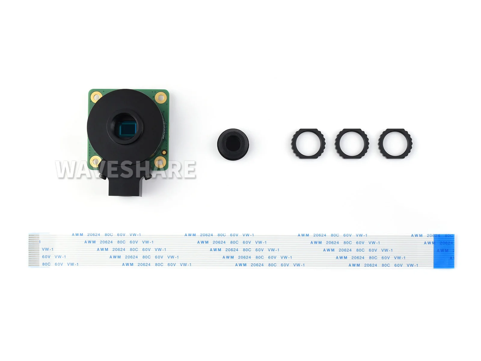 Soporte para cámara Raspberry Pi HQ M12 |   Sensor Sony IMX477 |   12,3 MP |   Soporte de lente M12 |   Rendimiento con poca luz |   Todos los modelos Pi