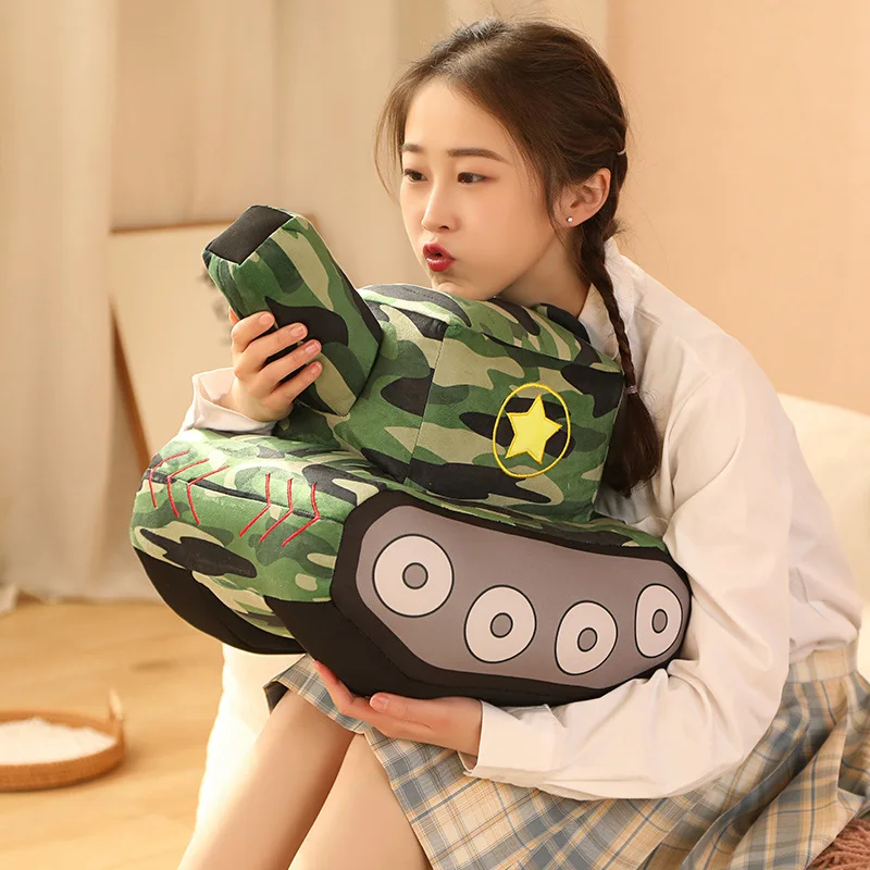 17 Styles Cartoon Tank Plush Toys Stuffed Doll Pillow Cushions  Birthday Gifts Home Room Decor