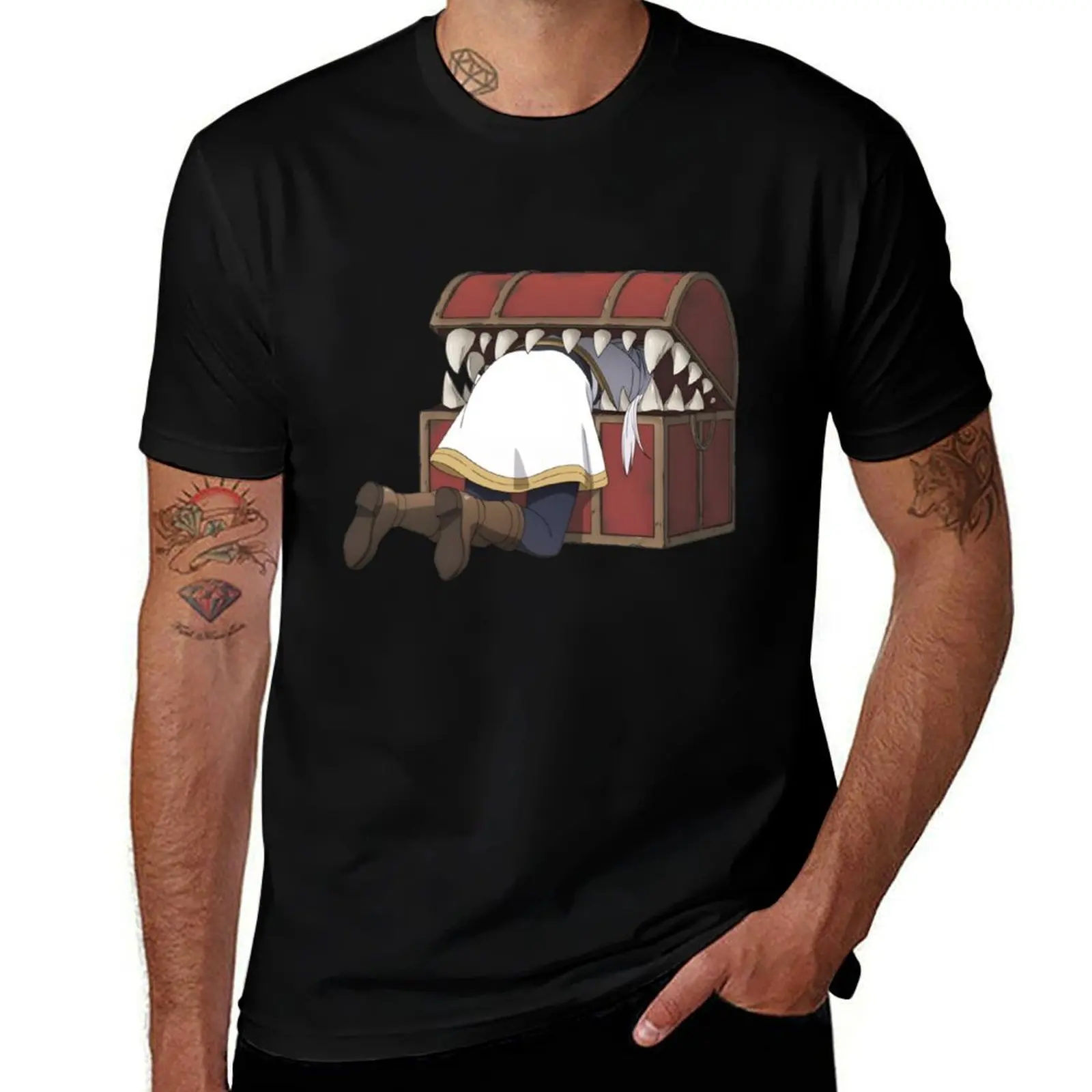 

Frieren T-Shirt Man t-shirt blue lock anime anime shirt cotton t shirt men
