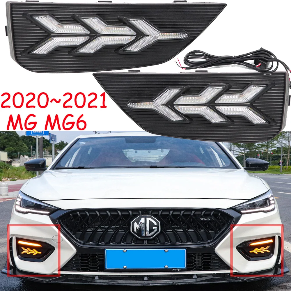 

Car bumper headlight lamp for MG6 daytime light 2020~2021y car accessories LED Daylight MG6 fog lamp