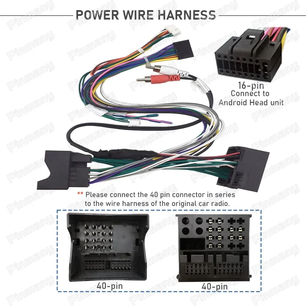 

Автомобильный стерео кабель-адаптер Android головное устройство жгут проводов питания разъем Hiworld CAN шина декодер PAC9 для Peugeot 407