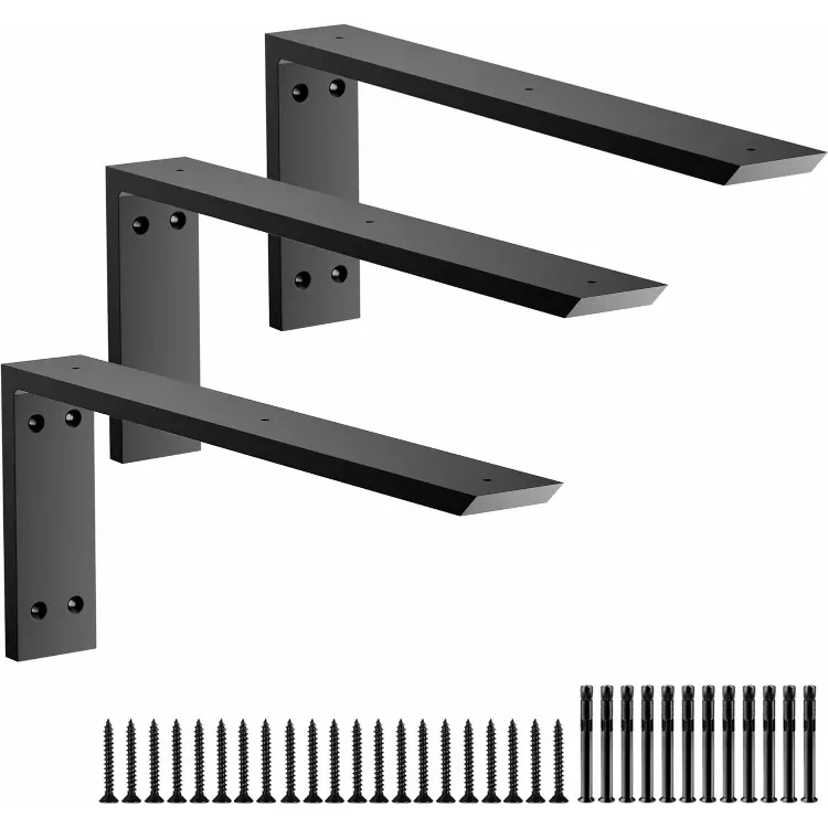 شحن سريع. دعامات كونترتوب ممتازة شديدة التحمل 20 بوصة 3 عبوات (2/5 بوصة سميكة)، دعم سطح الطاولة من الجرانيت 20 بوصة × 8 بوصة × 2 1/2 بوصة، Sh #1