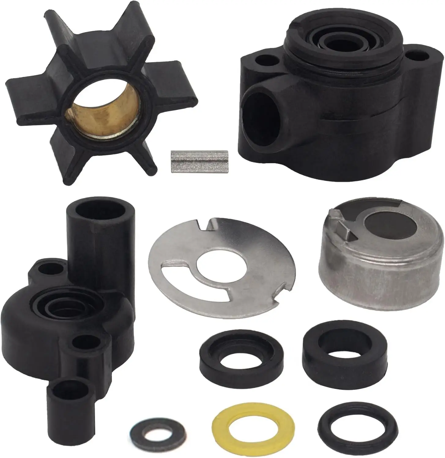 

Ремкомплект крыльчатки водяного насоса для подвесных моторов 3.9-9.8 л.с., простая установка и долговечность