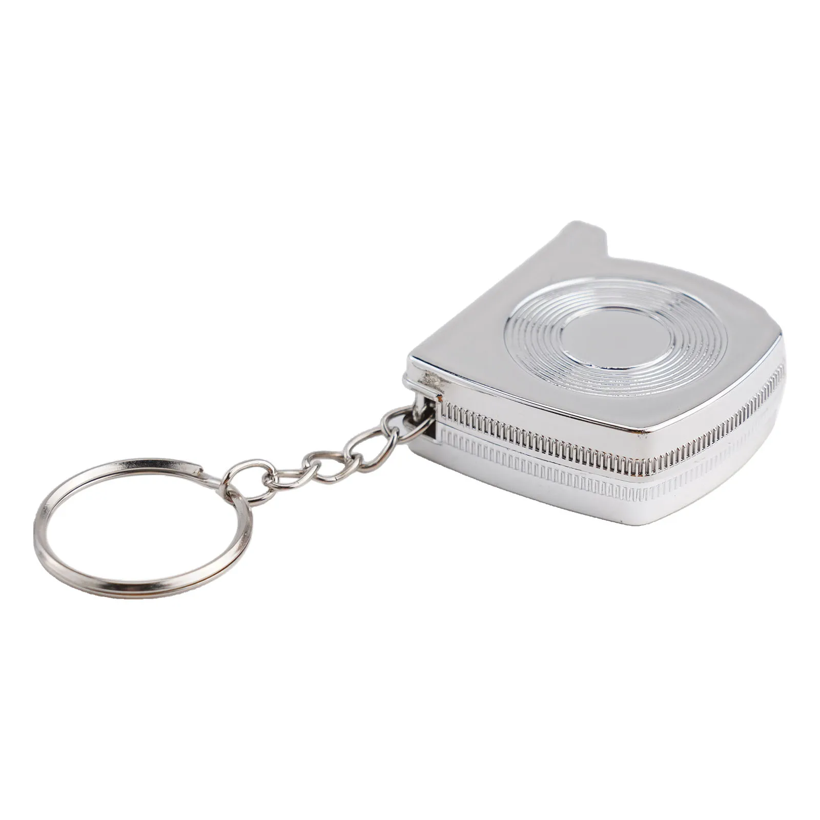 Keychain Ruler Metric Inch Tape Sturdy Construction Accurate Measurements Compact Design Dual-sided Measurement