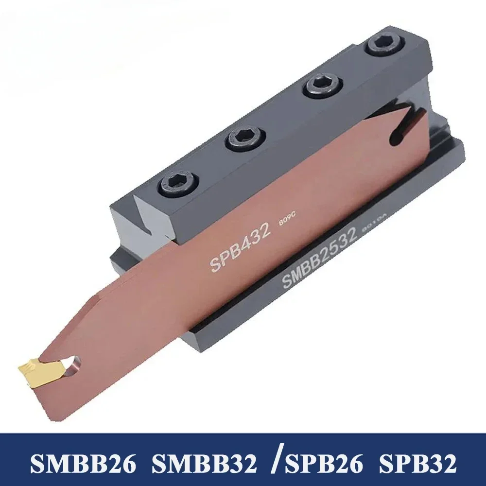 SPB226 SPB326 SPB332 SMBB1626 SMBB2026 SMBB2532 Grooving Cut-Off Cutter Holder SP300 200 NC3030 Lathe Turning Tool Holder