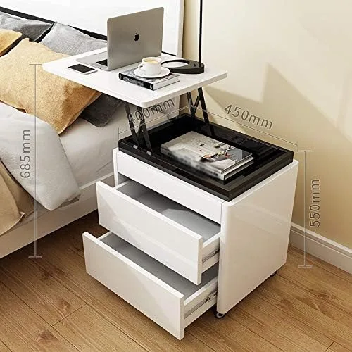 Bedside table Shelf Bedroom storage cabinet Multifunctional locker Bedside cabinet