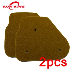 2PCS Motorcycle Air Filter Sponge for Yamaha 2 Stroke Jog 50 Mach 50 G AEROX 50 YQ50 CY50 JOG50 2T 3KJ 3XG Jog 90cc