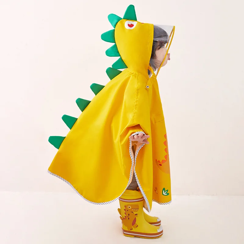 

Cloak Dinosaur Children's Raincoat Boys Girls Kids Boys Kindergarten School Clothes Elementary School Baby Poncho