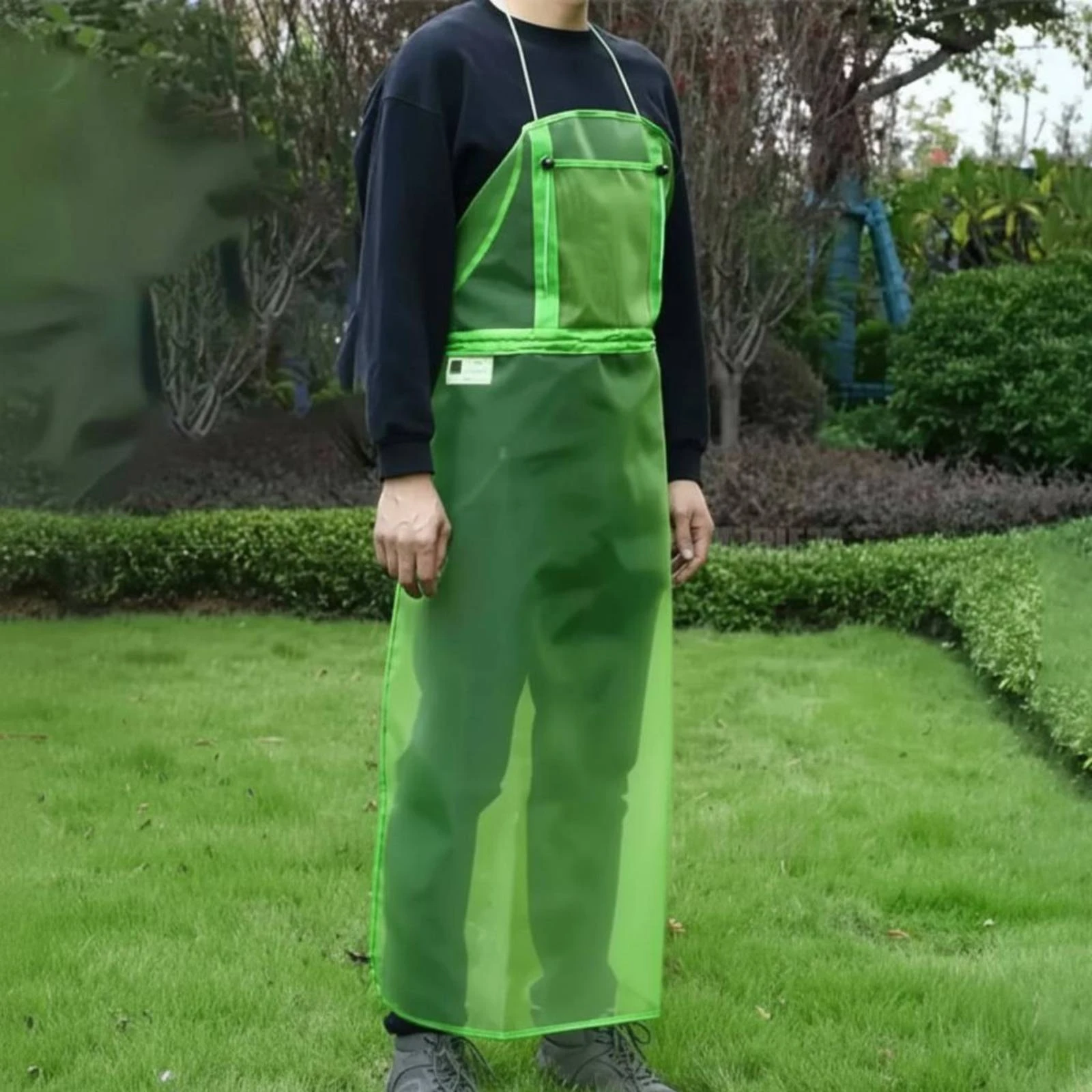 Mesh Mowing Apron Splash Proof Grass Cutting Apron Outdoor Gear Easy to Wear for Men
