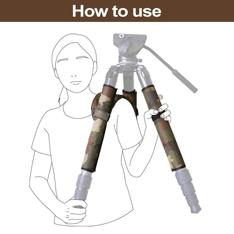 

For L404C Camera Tripod Leg Sleeve Tripod Sleeves Shoulder Pad Protective Cover Anti-Slip Neoprene Cover Sleeve Tripod Leg