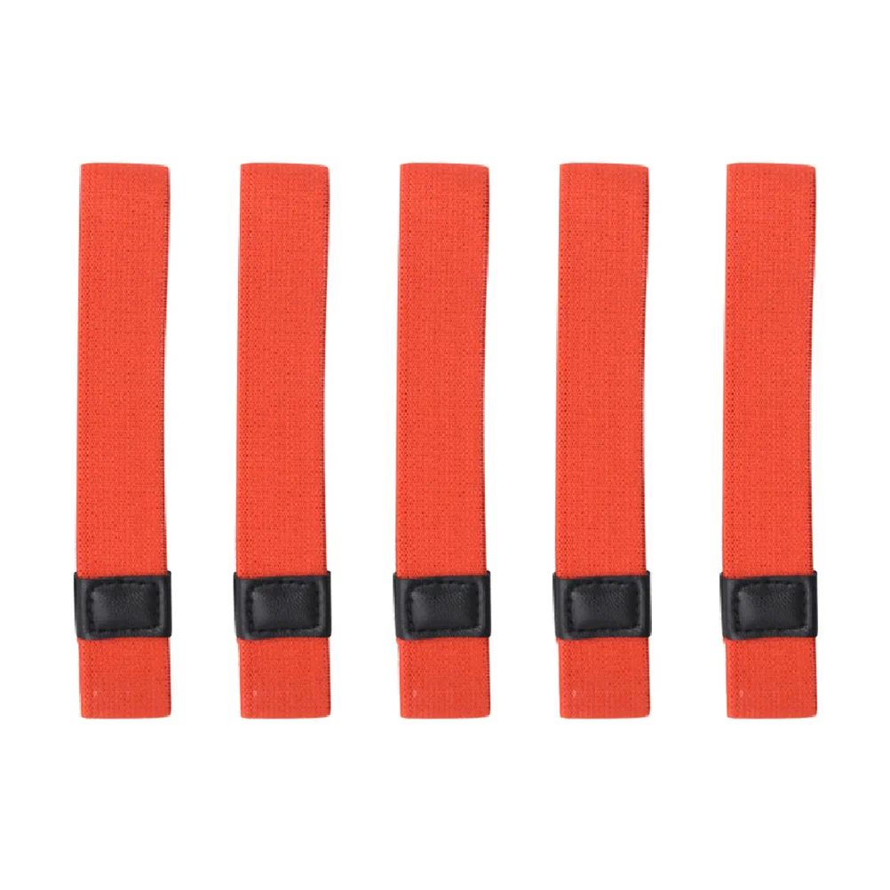 5 Pcs Lunchbox Strap Double Layer Band Outdoor Convenient Elastic Red Travel