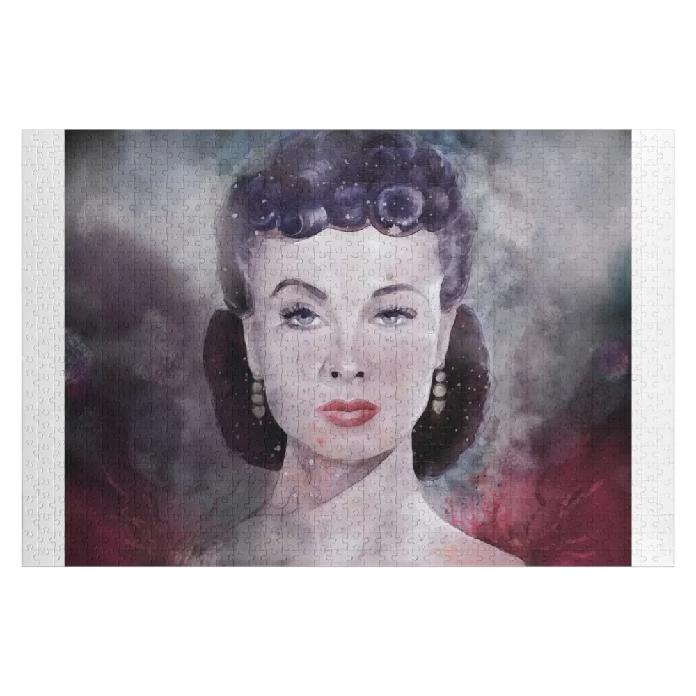 Scarlett O'Hara Watercolor Gone with the Wind Jigsaw Puzzle Baby Toy Customized Gifts For Kids Puzzle