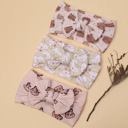 Cute Headband for Newborn Baby Cable Knit Girl Elastic Rubber Bands for Girls Baby Girl Print Hair Bands Children's Accessories