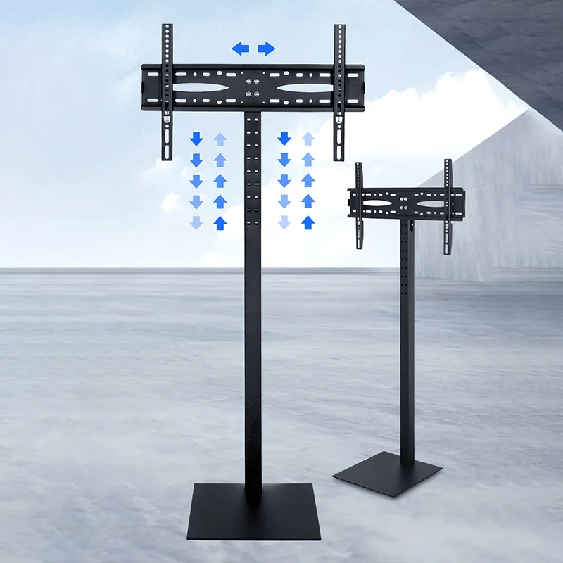 

Подставка для телевизора для телевизоров с диагональю от 32 до 60 дюймов, 11 уровней, регулируемая по высоте, прочное холоднокатаное стальное основание, аксессуары для домашнего кинотеатра