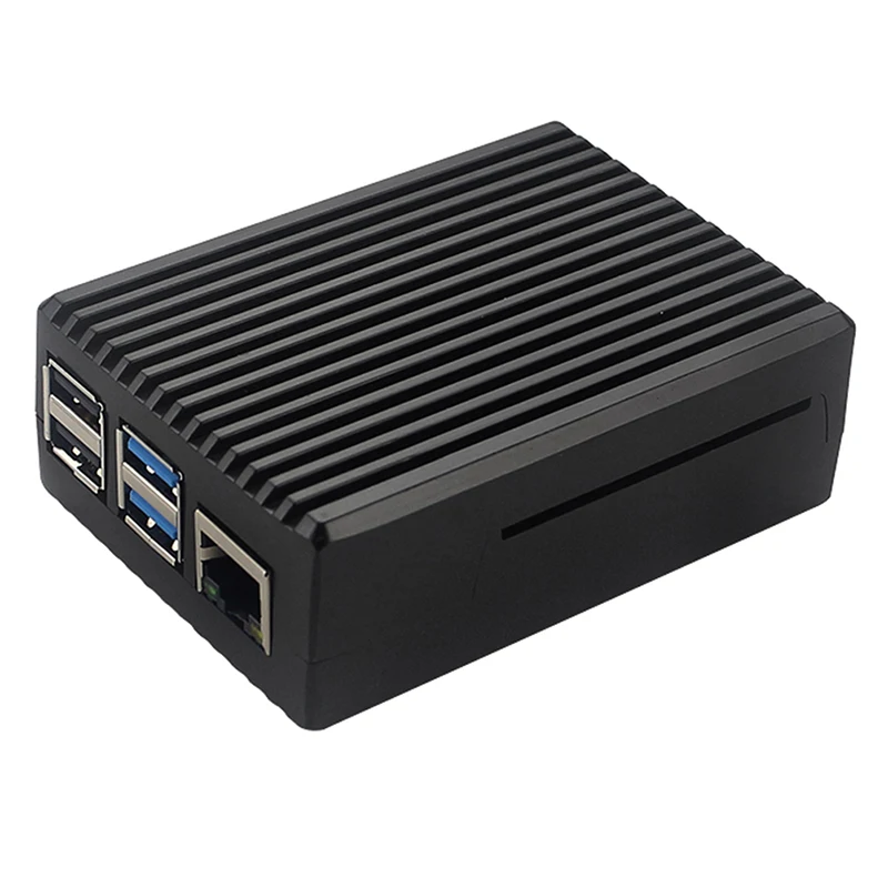 For GeeekPi Raspberry Pi 4 CNC Aluminum Case with Fan Heatsinks for Pi 4B