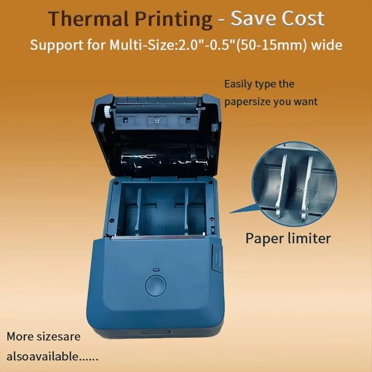 fine Label Thermal Printer, Compatible with IOS, Android Inkless Printer,Label Maker for Business and Retail, Logo Tag