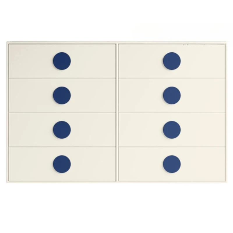 

Шкаф-ведро из цельного дерева кремового цвета, простой современный шкаф для хранения в гостиной, спальне, скандинавский шкаф с пятью шестимами ведрами