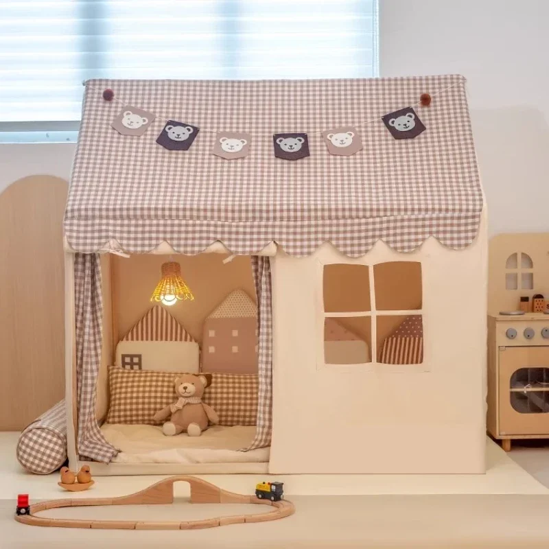 Kinderspielzelt im INS-Stil – Indoor-Prinzessinnenschloss und Traumhaus-Spielzeug für Jungen und Mädchen |   Tragbarer Babyspielzimmer |   Süße Geschenkidee