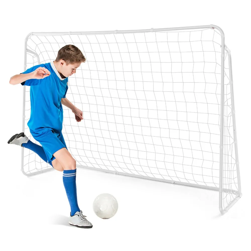 

5FT x 7FT Soccer Goal W/All-weather Net for Kids Backyard Training Fast Set-Up