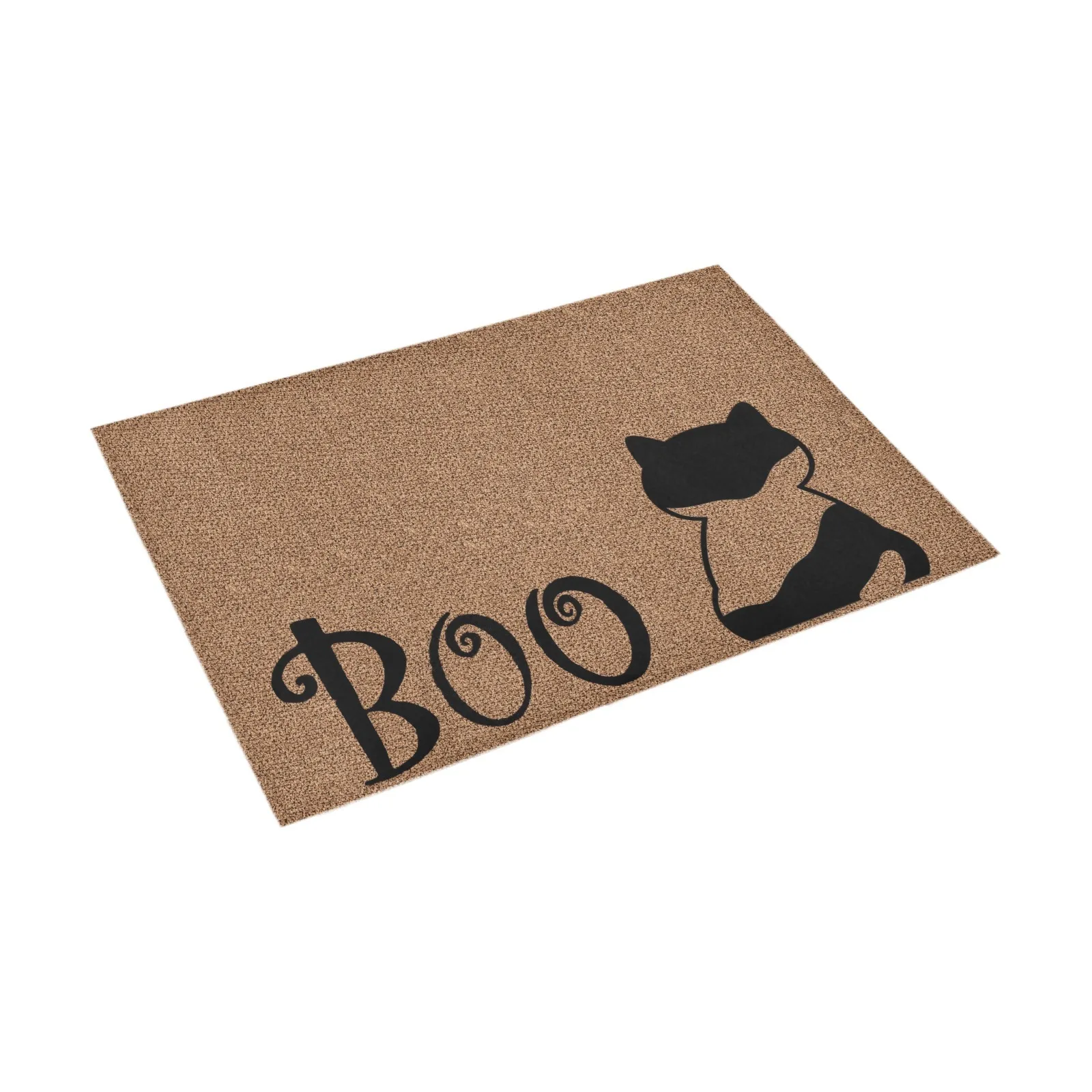 Halloween Cat Boo Doormat Welcome Door Mat Outdoor Indoor Entrance Floor Mat Funny Home Decorative Rug Thanksiving Decor