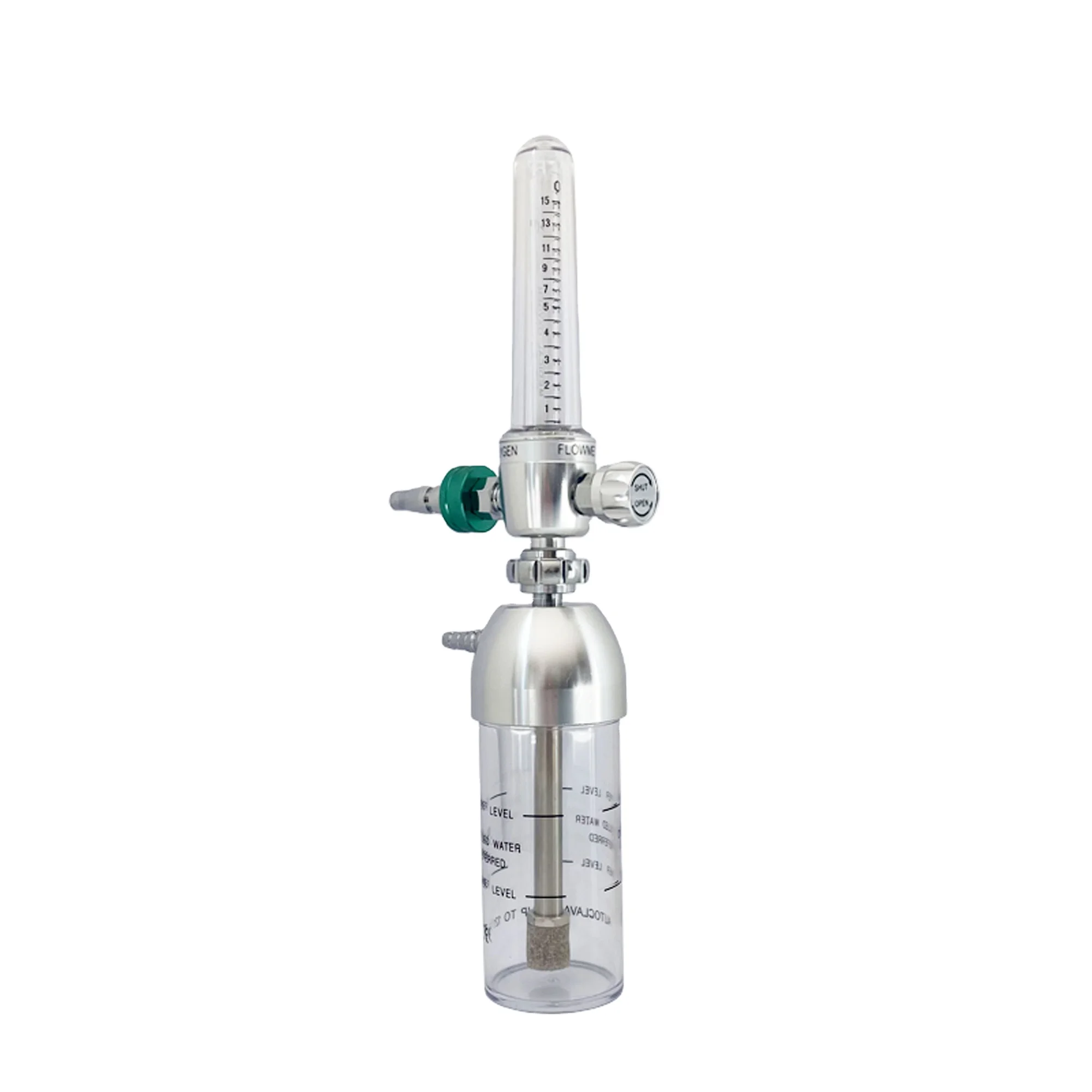 

Aluminum medical flow meters digital oxygen flowmeter with humidifier price