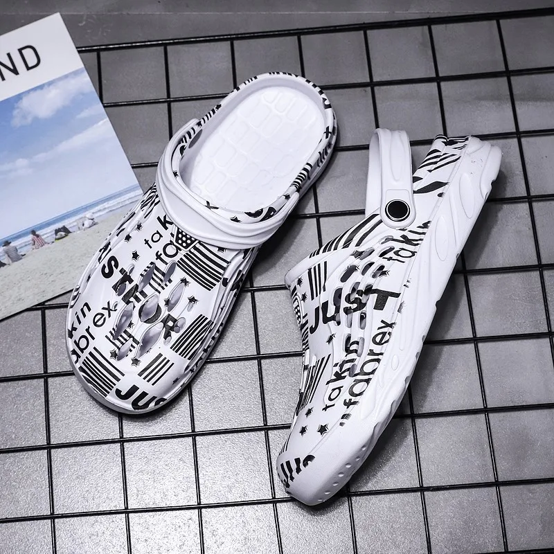 Big Size 47 48 49 Men Clogs Summer Slippers New Garden Shoes Men and Women Beach Sandals Outdoor House Leisure Slides Clogs