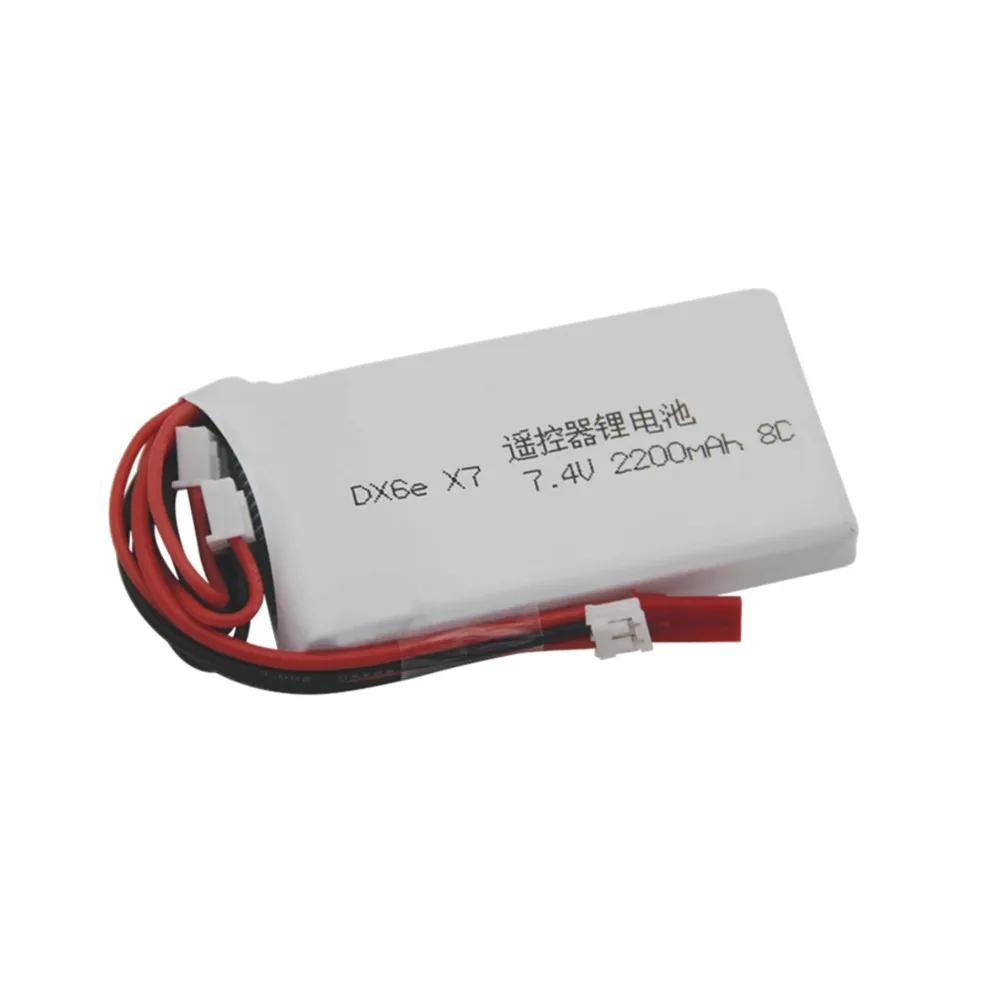 2S 7.4V 2200mAh 8C Lipo Battery for Radiolink RC3S RC4GS RC6GS Dx6e DX6 Battery 7.4v for Taranis Q X7 Transmitter Batteries